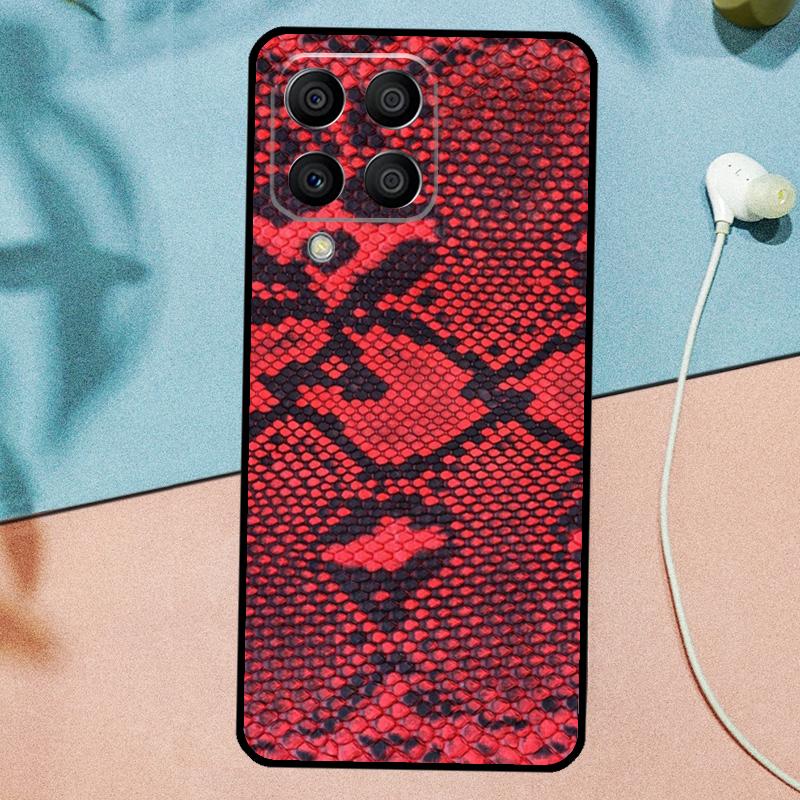 Текстура змеиной кожи для чехла Samsung Galaxy M33 M35 M55 M15 M12 M13 M14 M34 M54 M53 M21 M31 M11 M32 M52 M06 M16