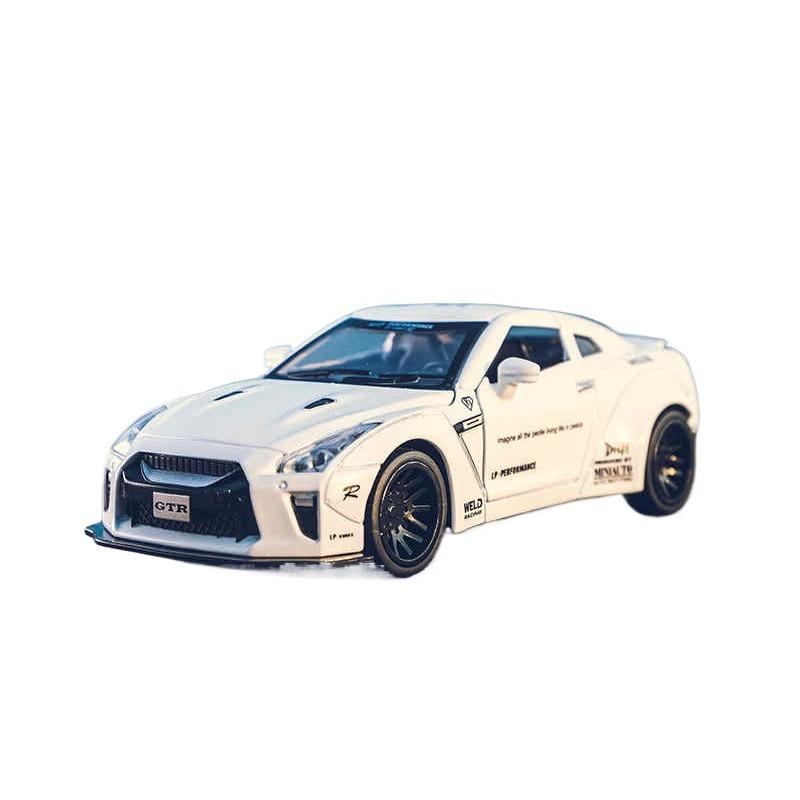 1/32 NISSAN GTR гоночный автомобиль литые модели и игрушечные транспортные средства игрушечные машинки бесплатная доставка детские игрушки для детей подарки мальчик игрушка