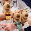 Capybara Snap Band Plush Bracelet - Cute Animal Wrist Doll Toy for Girls