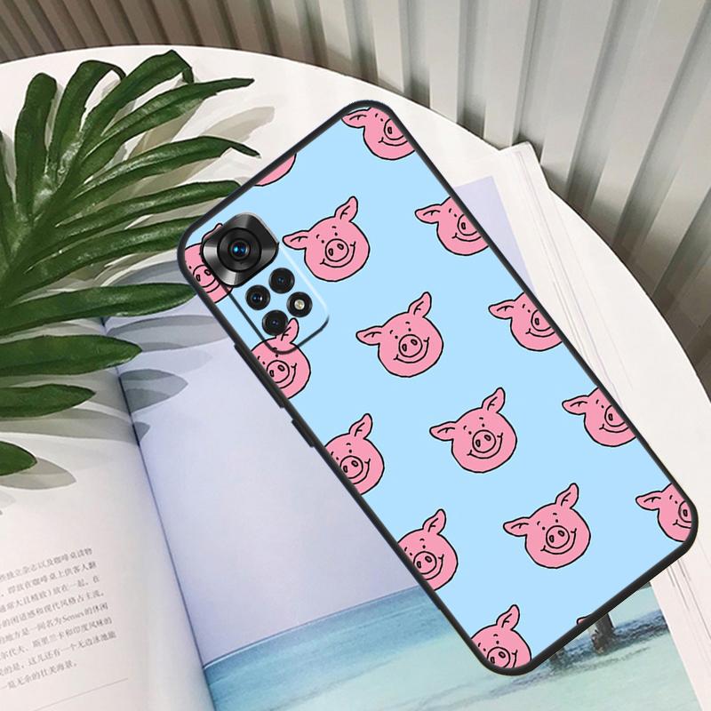 Милый Розовый Свинья Чехол Для Xiaomi Redmi Note 14 10 11 12 13 15 Pro Plus Чехол Для Redmi 15 15C 14C 12C 10C 13C