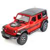 Премиум 1:Металлическая литая модель Jeep Wrangler Rubicon, масштаб 1:22, сплав, с инерционным механизмом - Красный