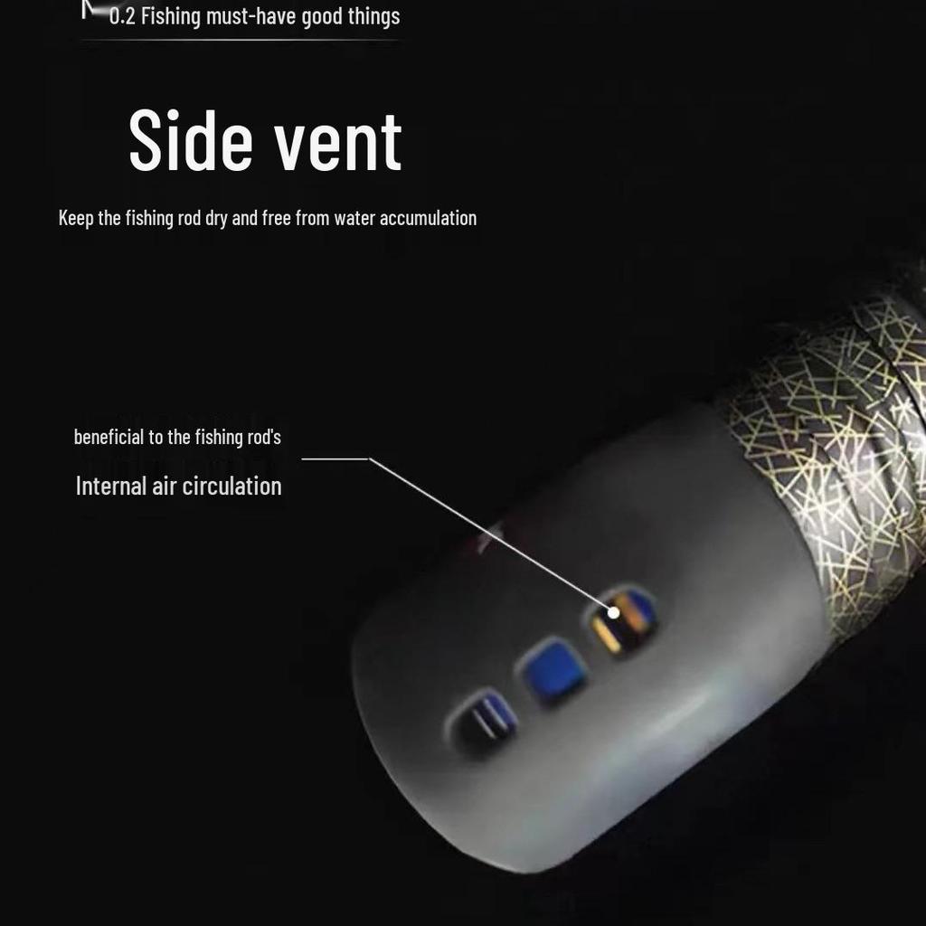 Большой силиконовый противоскользящий торцевой колпачок для удилища Oqi Peak - Прочный, износостойкий защитный чехол.