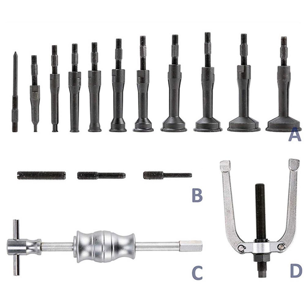 16 шт. цанговый подшипник с глухим отверстием, комплект съемника уплотнений и съемника внутреннего подшипника, скользящий молоток