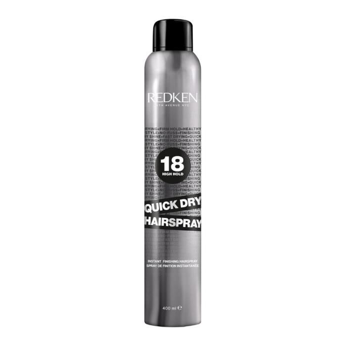 Spray de fixation - Redken - Quick Dry - 400ml - Fini brillant - Fixation instantanée