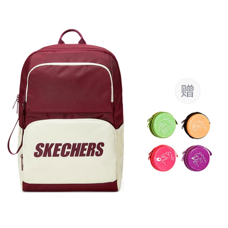 Skechers Fabric Backpack Unisex Saddle Red L124K062-03L1