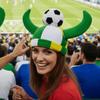One Size Fits Most Soccer Fan Horn Hat Carnival Party Headwear  Theme Party Props