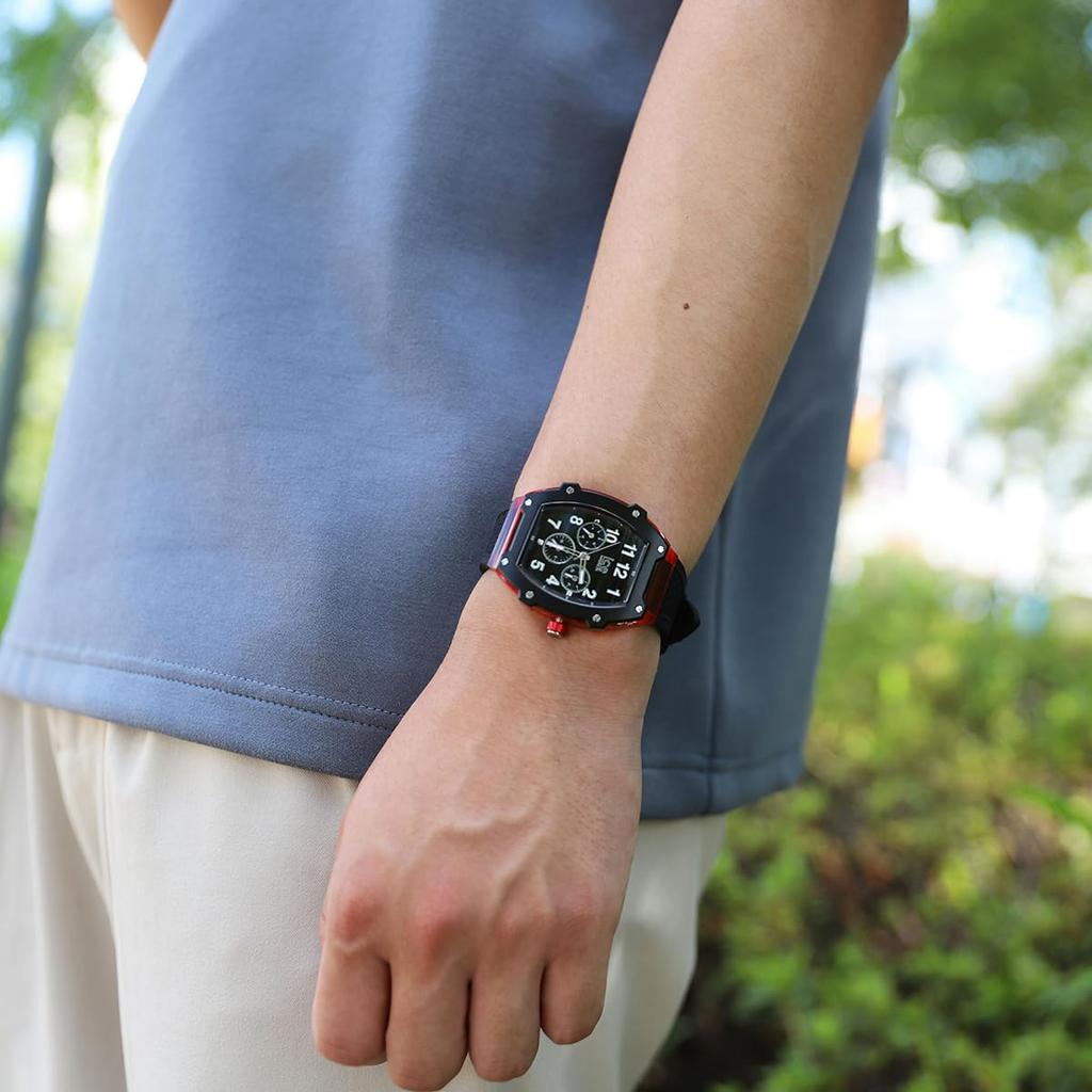 Ice Watch Genuine Watch Ice Boliday Black Red 023316 Silicone Belt [Ice Watch] [ICE Boliday] Men's Multi-Function