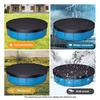 Складной чехол для бассейна, защитный чехол для круглого бассейна с завязкой, водонепроницаемый, пылезащитный чехол для надземных бассейнов