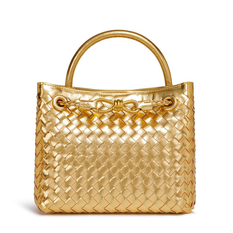 Y бабочка новая сумка ручной работы женская плетеная сумка металлическая веревочная пряжка сумка через плечо сумка-мессенджер портативная сумка-тоут