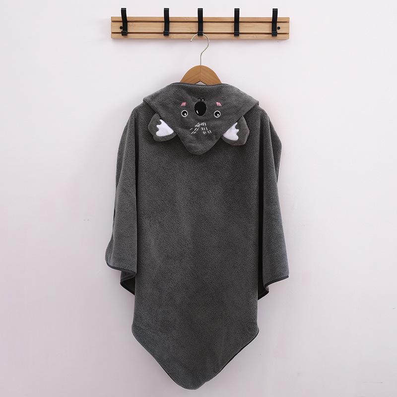 Мягкое детское пеленальное одеяло из кораллового флиса с капюшоном