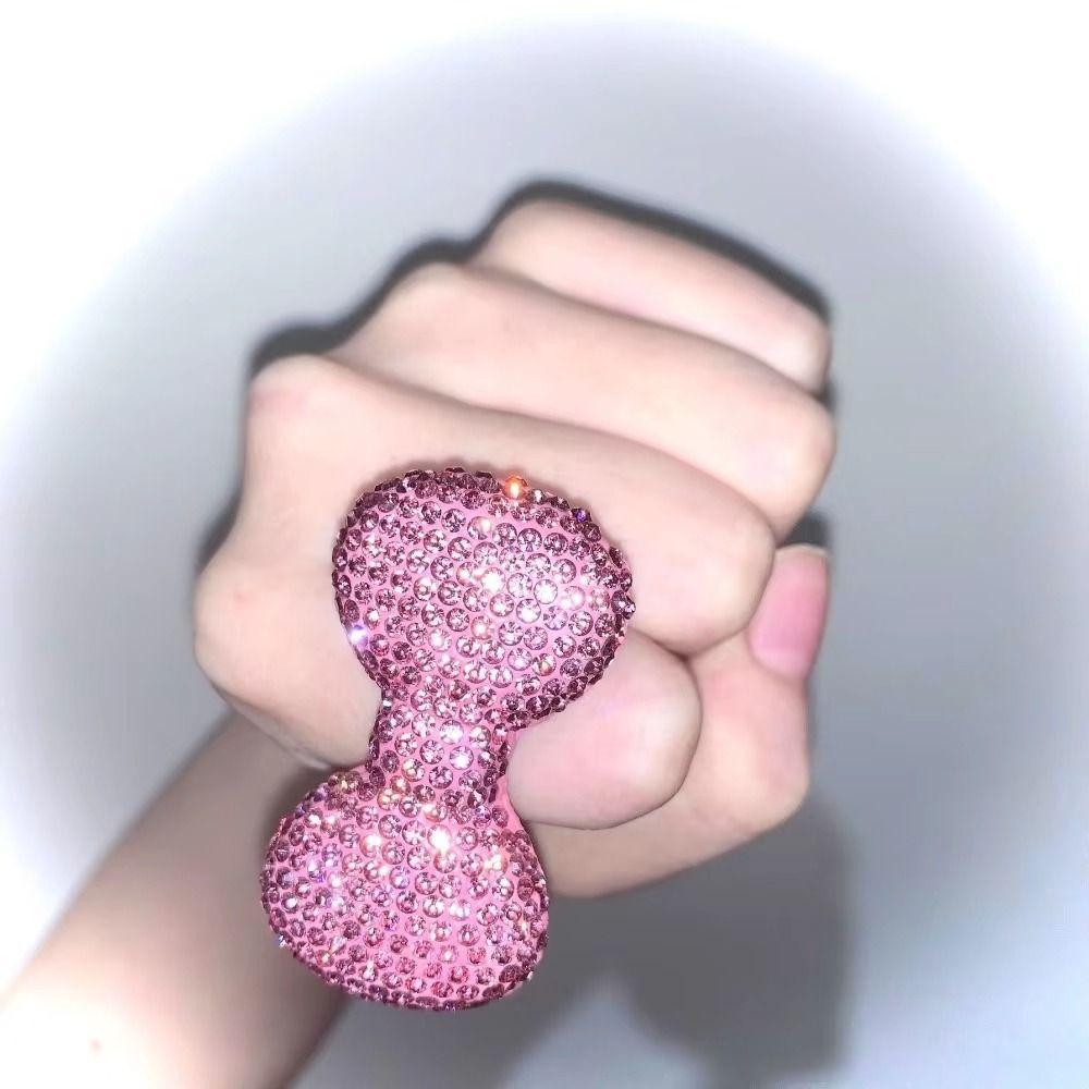 Opening Rings Women Finger Ring Sparkle Bow Y2k Millennial Ring Trendy Pink Bow Rings Cute Girl
