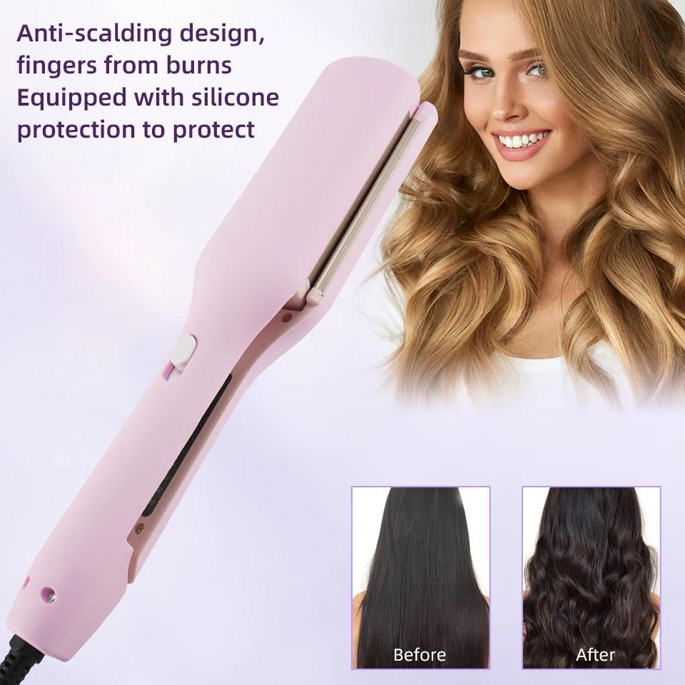 32MM Electric Curling Iron Automatic French Egg Roll Hair Curler Long Lasting Styling Curling Tool Fast Heating EU/US Plug