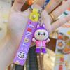 Милый мультяшный кулон-брелок Лабубу Креативная кукла каваии Брелок для ключей автомобиля Изысканные аксессуары для украшения рюкзака Подарки