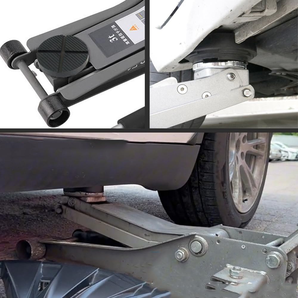 LOYELEY Jacking Pad 12.5*2.6cm Jack Pad Rubber Pad Super Heavy Duty Jack Up Adapter Universal Jack Attachment
