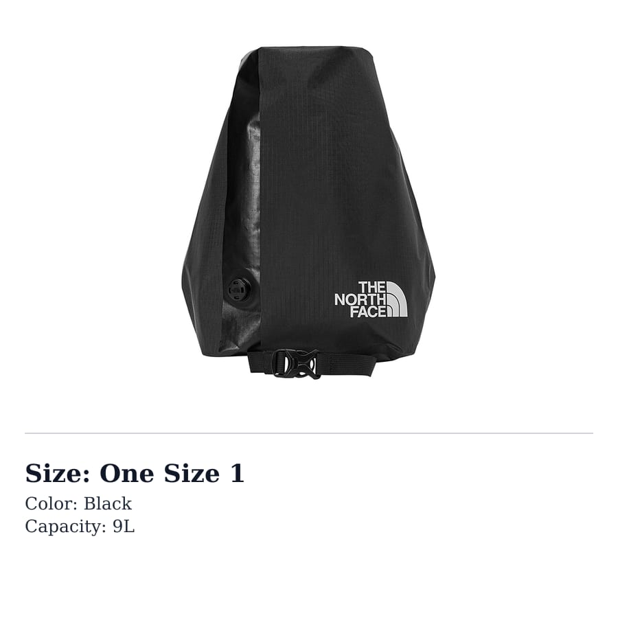 The North Face 9л Сумка через плечо Походная сумка Износостойкий материал Черный Унисекс 7WC7