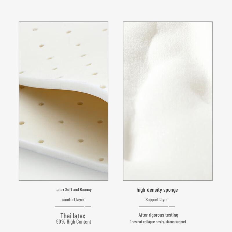 Mercury Home Textiles Foldable Natural Latex Mattress