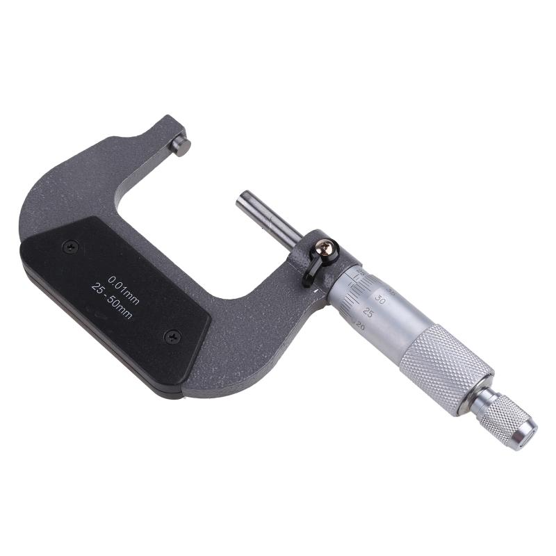 Precise Electronic LCD Caliper Gauge Micrometer 25-50/50-75/75-100mm Outside Metric Caliper Measurement Micrometer Tool