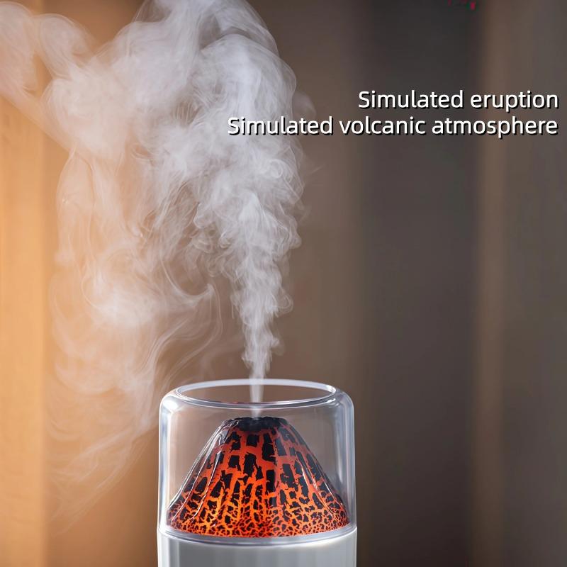 The Simulated Volcanic Color Lamp Humidifier USB Aromatherapy Diffuser is Suitable for use in Cars, Homes, Bedrooms as a Gift