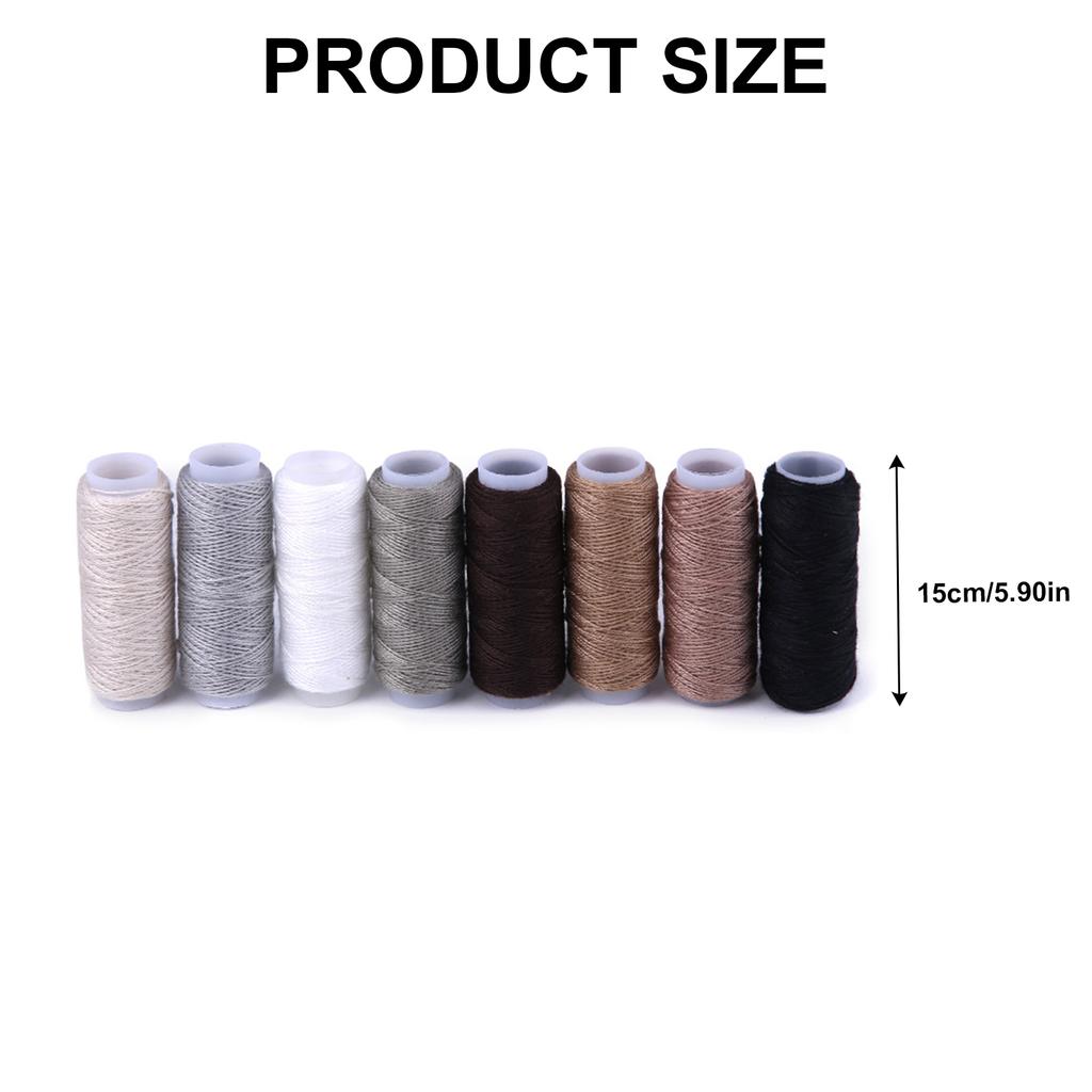 Basic Leather Sewing Tool Leather Working Tool with Sewing Needle Waxed Thread Stitching Awls Leather Repair Set