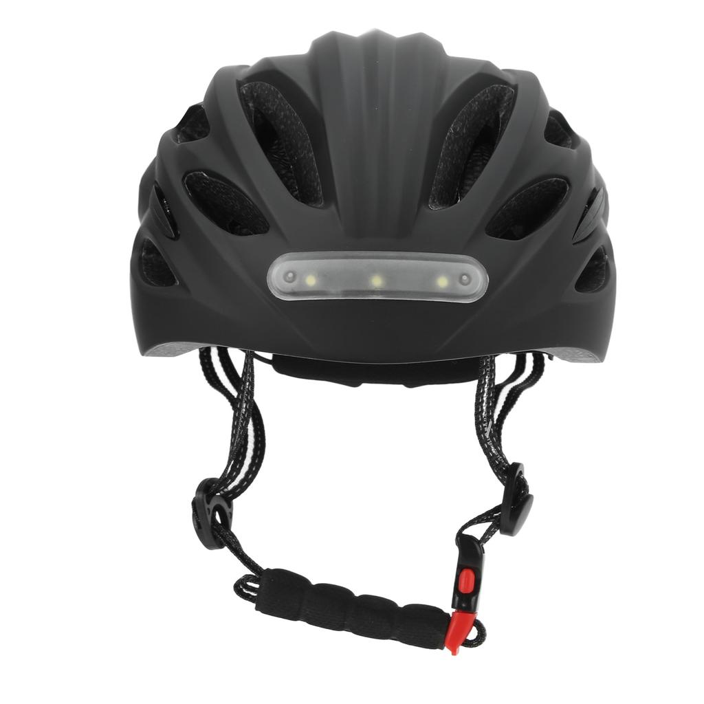 Светодиодный шлем с дышащей прочной конструкцией из поликарбоната, регулируемый, безопасный, съемный, для велосипедного шлема