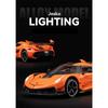 1/24 Koenigsegg Jesko Attack Alloy Sports Car Model Diecast Metal Racing Car Model Simulation Sound and Light Children Toy Gift