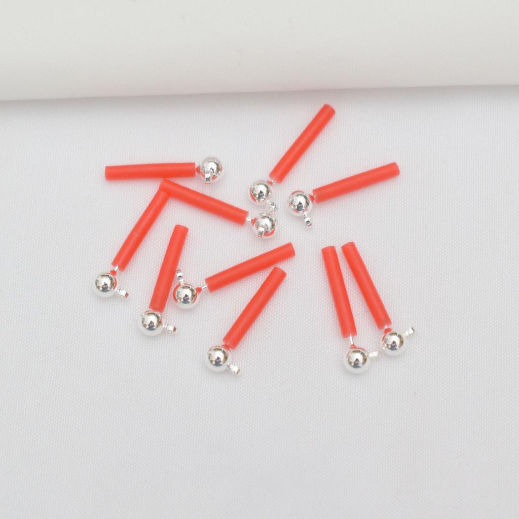 10pcs 18k Gold Bag 925 Silver Needle Doudou Stud Earrings with Hanging Earrings DIY Earrings Accessories Round Ball Stud Earrings Accessories