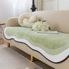 Cream Style Chenille Shaped Sofa Cover Cloth Simple Four Seasons Universal Non-Slip Sofa Cushion Light Luxury Anti-Cat Scratch Cover Towel