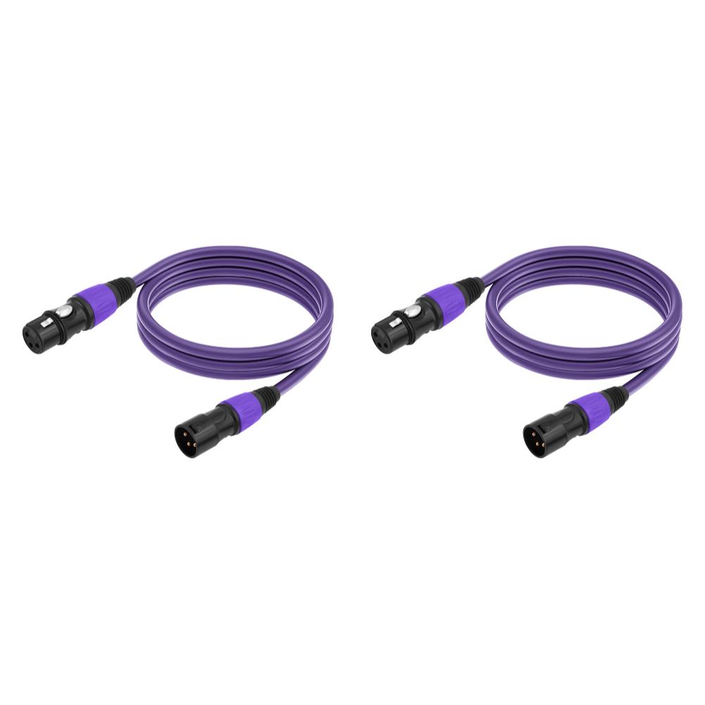 3/5 м XLR Кабель для динамика Позолоченный 3-контактный Папа к Маме Балансная линия XLR Аудиокабель для микрофона микшера студии звукозаписи