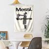 Messi Custom Your Name Wall Decor Tapestry Art For Pet Memorial Birthdaywedding Party Backdrop Family Gift