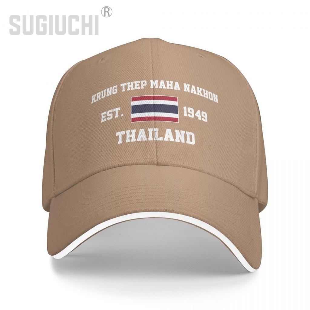 Бейсболка Таиланд EST.1949 Krung Thep Maha Nakhon Capital Unisex WoUnisex Unisex Хип-хоп Сэндвич-кепки Snapback Кепка для гольфа Рыбалка