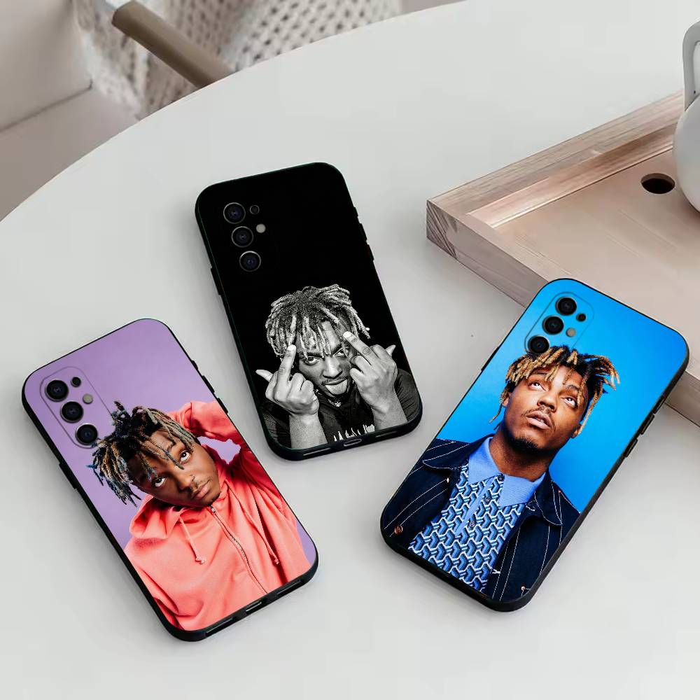 999-Juice WRLD-JW Чехол для телефона Черный Силиконовый Мягкий Для Samsung S25,S24,S21,S22,S23,S30,Ultra,S20,Plus,Fe,Lite