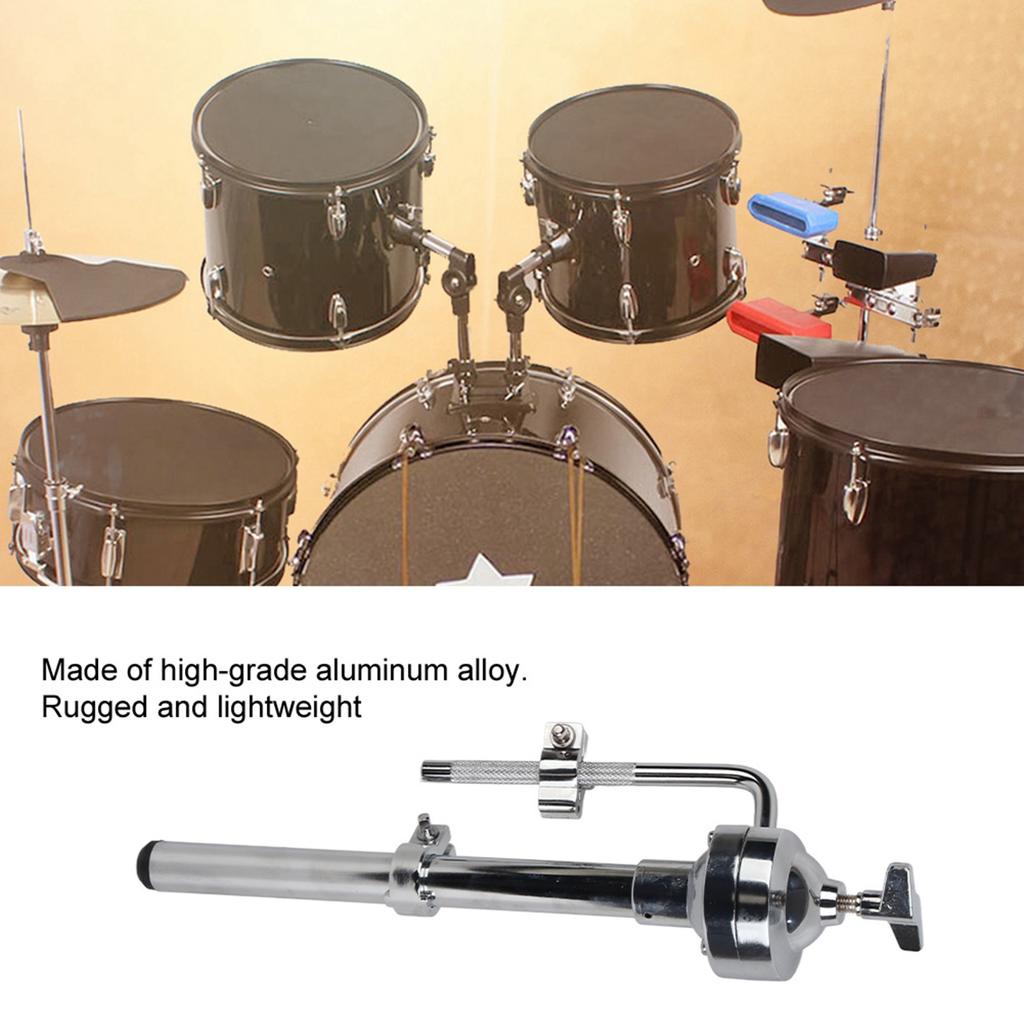 Drum Boom Stand Holder Percussion Instrument Parts Gyro Head Aluminum Alloy Lightweight