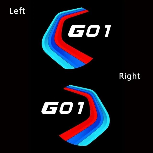 2PCS for BMW G01 2017-2024 X3 xDrive25i xDrive30i X3 M40i Car Door Welcome Lights Projector Courtesy Ghost Shadow Lamp LED Light
