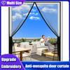 Mosquito Net for Doors Magnetic Balcony Anti Exterior Curtain Screen Insect Mesh Room Tulle Screen Magic Door Mesh Net Kitchen Curtain