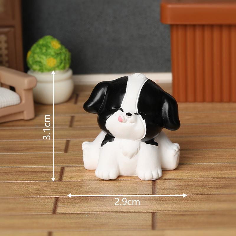 Cute Dog Figurines Miniatures Cartoon Animal Micro Landscape Ornaments For Home Room Desk Accessories