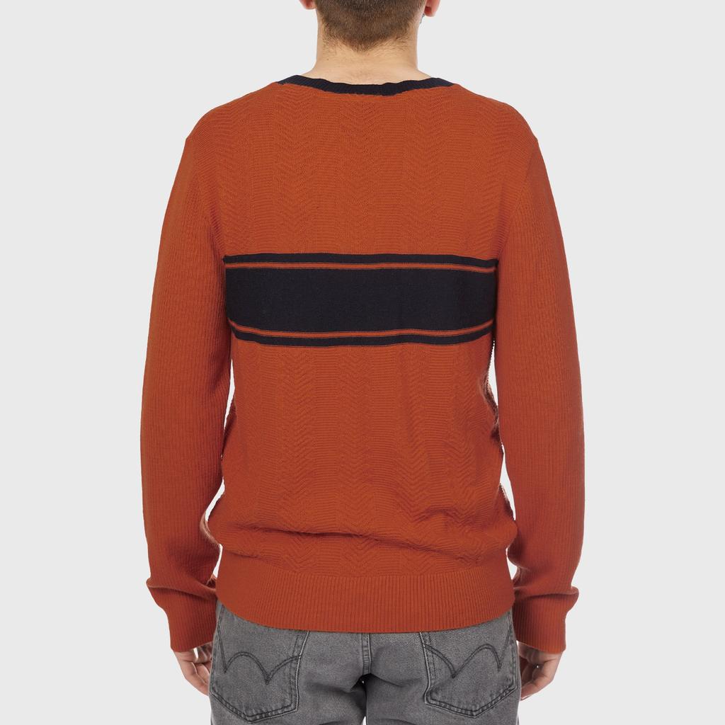 adidas Оранжевые мужские вязаные топы с длинными рукавами X Wales Bonner HG2152