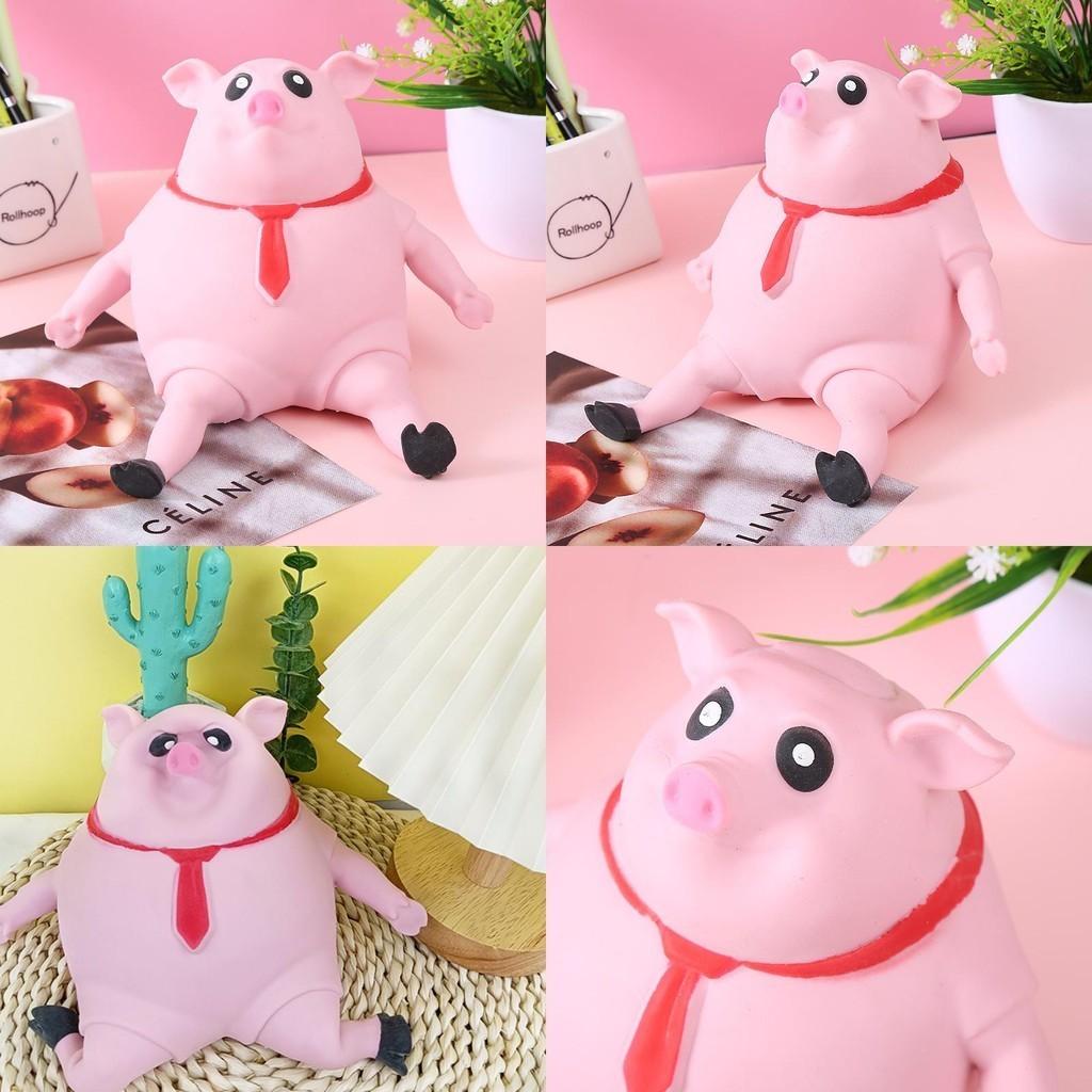 Cute And Stretchy Tpr Piggy Toy With Memory Sand For Sensory Play