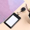 Chain Lanyard Office School Bus Pass Card Retractable Badge Holder Card Sleeve ID Card Badge Holder