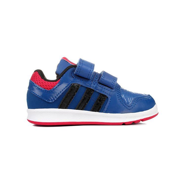 Adidas Spider-Man Collaboration Non-Slip Durable Velcro Sports Running Shoes Baby Sneakers Gem-Blue B24569