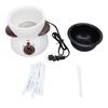 Mini Electric Fondue Pot Set with 10 Dipping Forks Chocolate Fondue Pot Melting Chocolate Small Pot