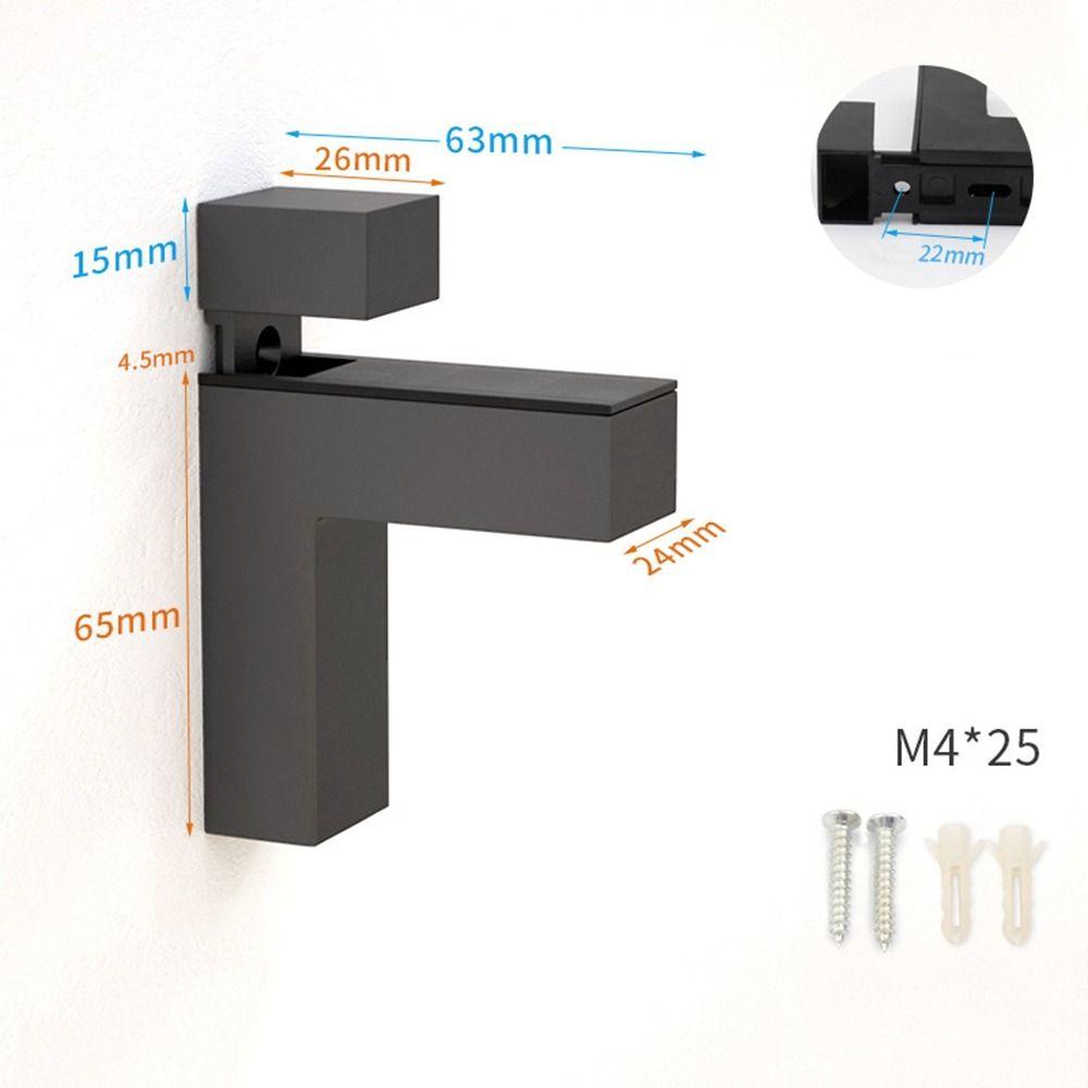 Furniture Accessories Cabinet Door clip Glass Shelf Holder Glass Door Clamp Frameless Brackets