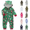 Флисовый комбинезон с длинными рукавами для детской одежды, разноцветный детский комбинезон