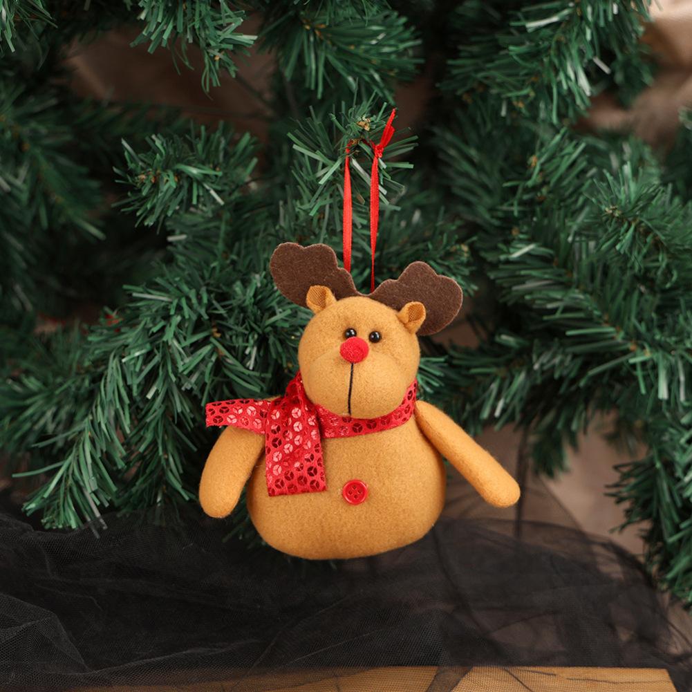 4 шт. Рождественские украшения в виде пряничного человечка, снеговика, Санты, лося, подвесные украшения для рождественской елки, рождественские украшения
