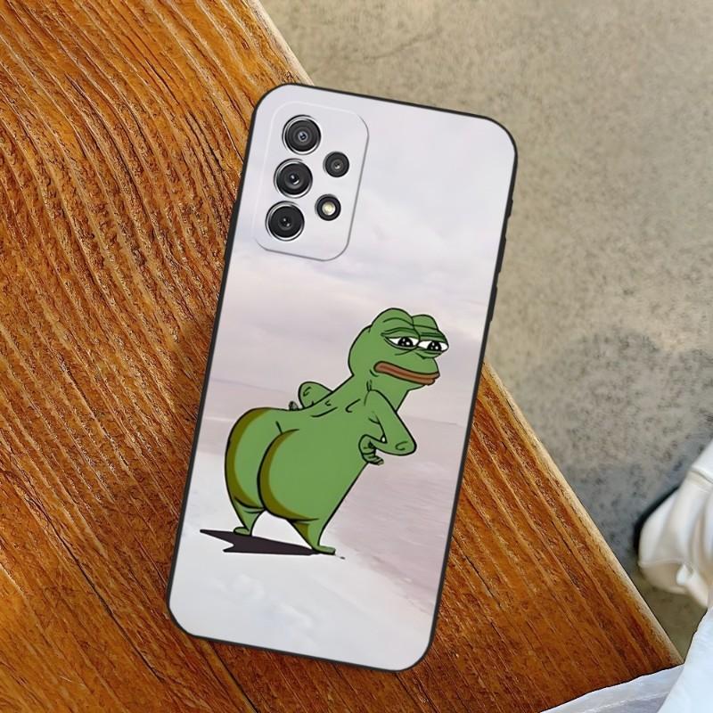 Чехол для телефона Pepe The Frog для Samsung A14 A53 A52 A73 A32 A54 A33 A13 A21 A34 A71 A31 A22 A50 A20 A40 A23 Задняя крышка