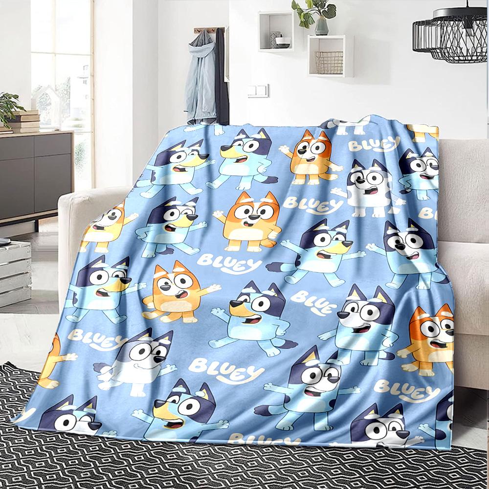 1pc B-Blucy Blanket, Gift, for Men and Women, Soft Blanket, Good for Sofa Bed Couch Travel, Lightweight Flannel Blanket