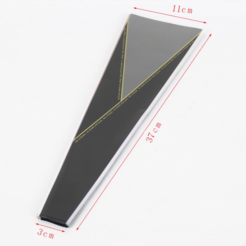 50 шт. Конусная упаковка для цветов, одиночные розы, цветочные обертки ко Дню святого Валентина