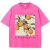 LOrangerie Printing Washed TShirts Womens Cotton Tops Comfortable Distressed ONeck T Shirts Summer Casual Womans Streetwear