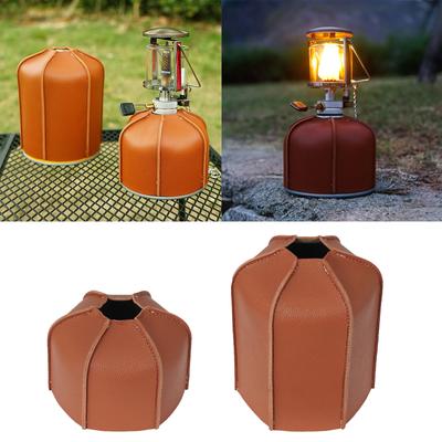 Защитная коробка для газового баллона из искусственной кожи, чехол для газового баллона, защитный чехол для топливных баков, чехол для газового баллона для лагеря