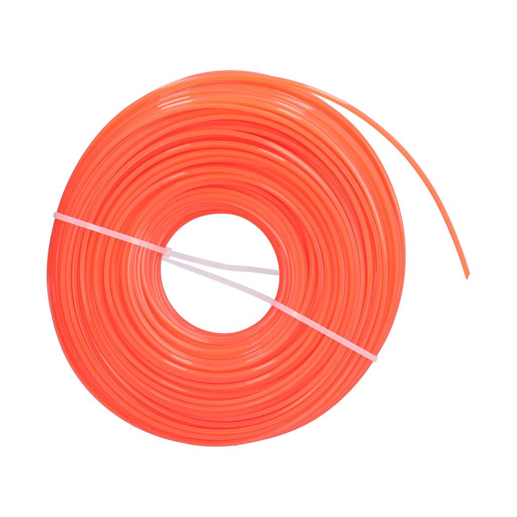 100 м шнур триммера 2,4 мм квадратный нейлоновый шнур запасная часть шнура для бензинового кустореза