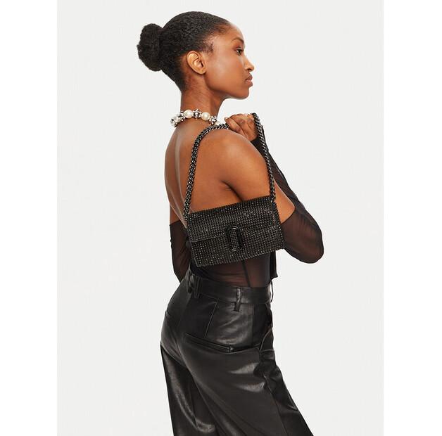 Handbag Marc Jacobs The Rhinestone J Marc Mini Shoulder Bag H912M06RE22 Black